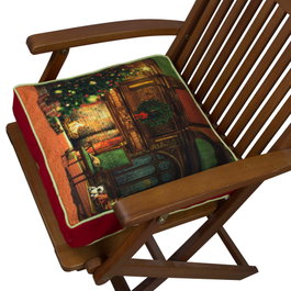 Aberto Design Cojín YM1409 Multicolor 42 x 42 cm